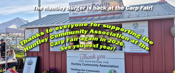 Huntley Burger Carp Fair Thanks 2026